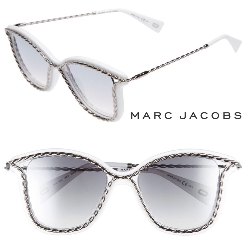 Marc Jacobs  Oversized Twist Squared Sunglasses